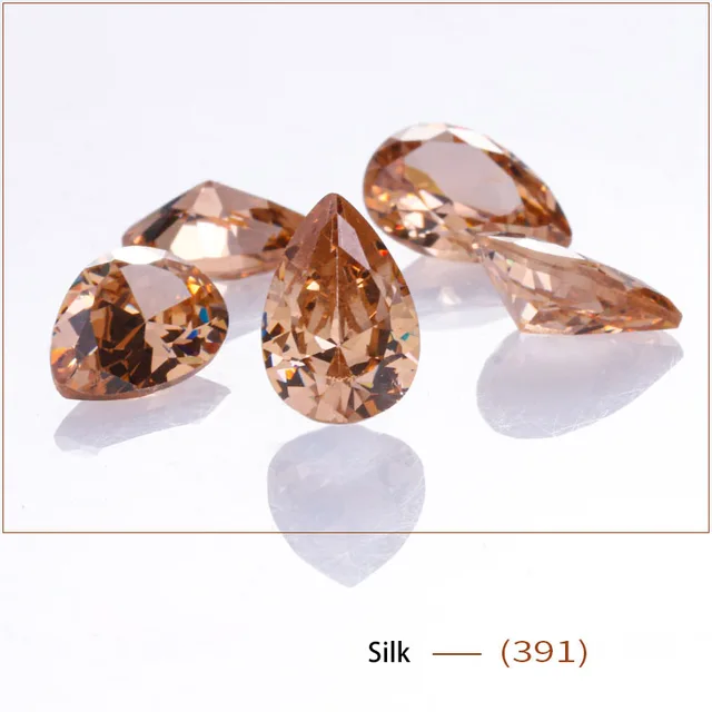 20 Pcs Multi Size AAAAA Zircon Natural Gemstone High Quality Jewelry Zirconia for Earring Necklace Making Accessories for Women Silk