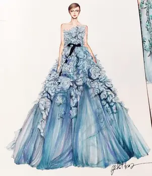 

Evening Dress Made-To-Order Customized Dress According To Your Design