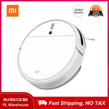 Xiaomi mijia 1c robô aspirador de pó versão global sem fio esterilizar aparelho inteligente varrendo esfregar pisos duros tapete limpo