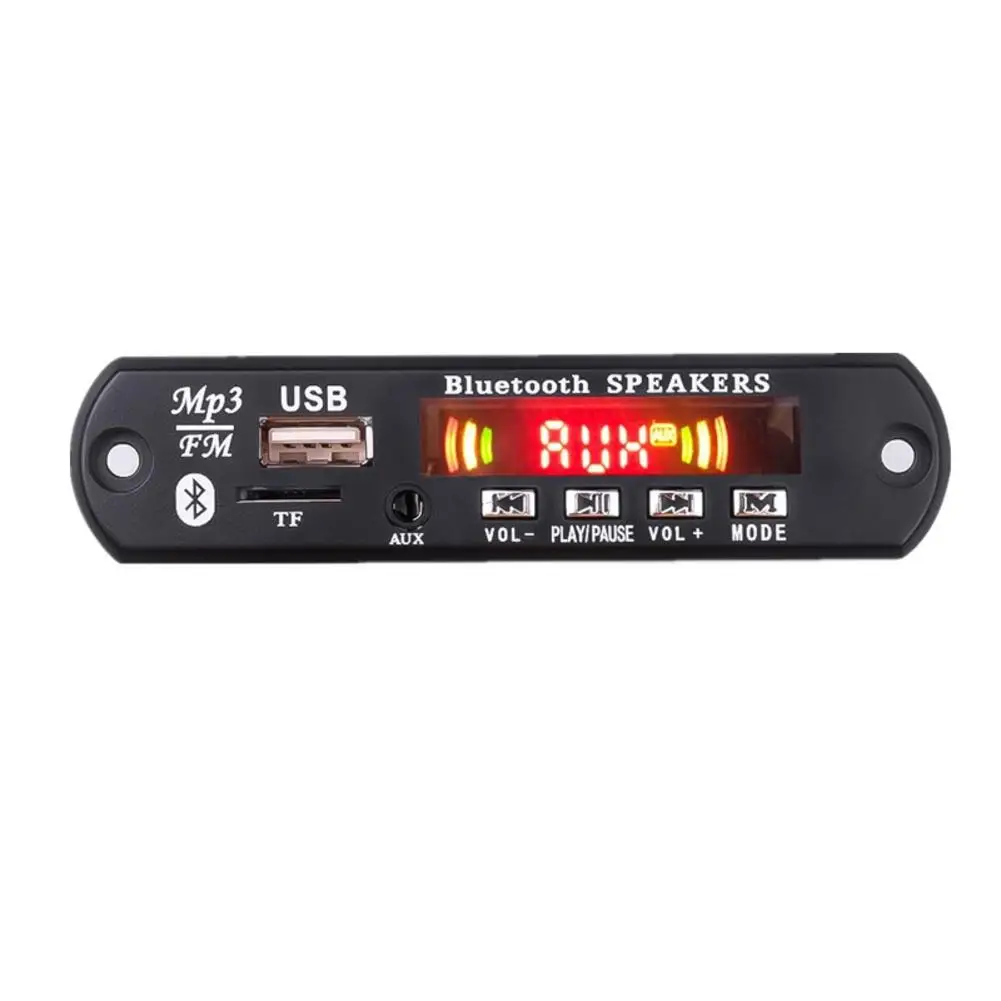 5 В/12 в MP3 декодер доска fm-радио цветной экран диктофон декодер плата Bluetooth MP3 плеер аудио аксессуары