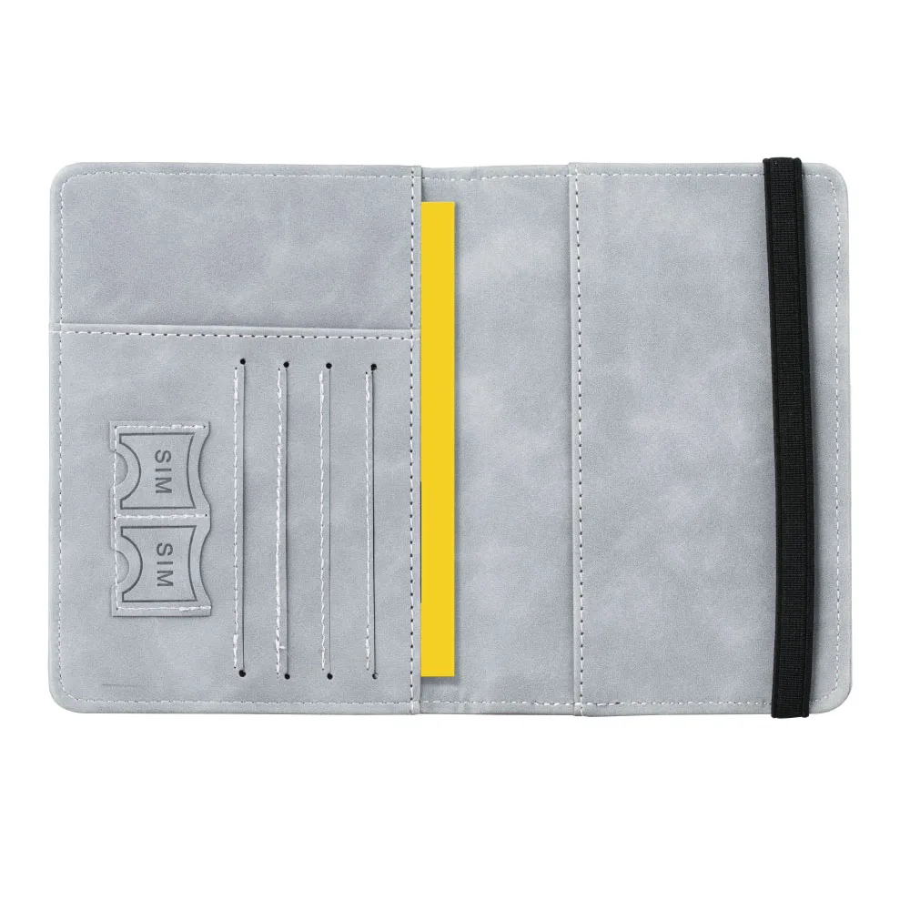 TOURSUIT PU Leather RFID Blocking Business Passport Covers Holder Bank Card ID Wallet Case Travel Accessories for Women Men