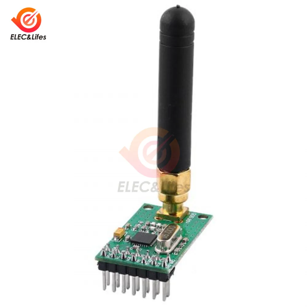 NRF905 Беспроводной приемопередатчик модуль передатчик приемник доска с антенной FSK GMSK 433/868/915 МГц FSK GMSK низкая Мощность PLL
