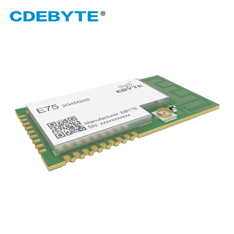JN5168 Zigbee CDEBYTE E75-2G4M20S 2,4 ГГц 100 мВт беспроводной передатчик приемник SMD 20dBm PCB IPEX 2,4 ГГц rf приемопередатчик модуль