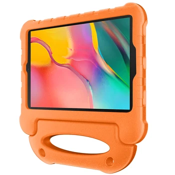 

Kickstand Drop Resistance Portable Protective Sleeve Solid Tablet Protection Cover Kids With Handle For Samsung TabA10.1 2019
