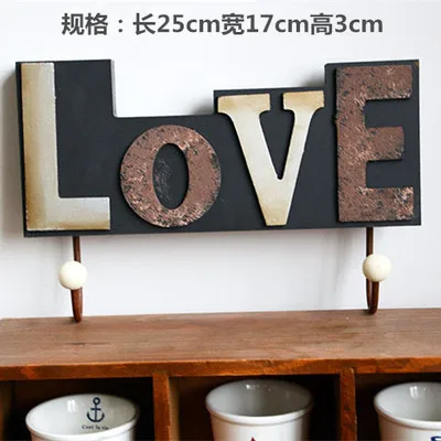 Creative Handmade Wooden Clothes Hook Door Key Hook Wall Coathang Wall Wall Coat Hooks for Wall