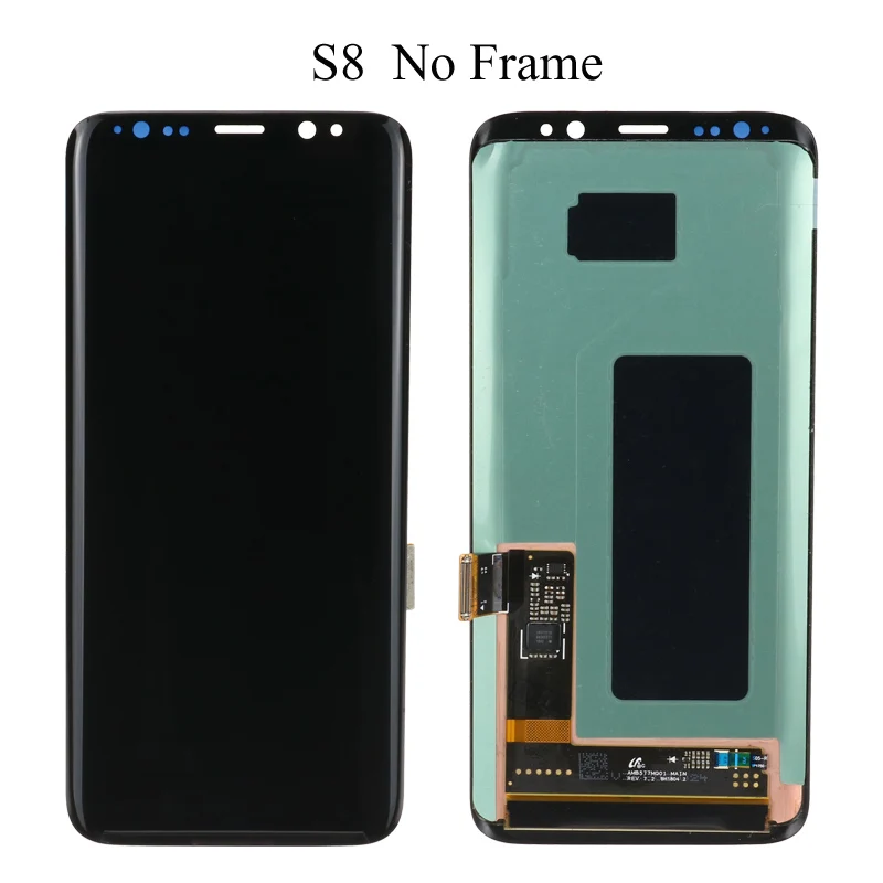 S8 l No Frame S8 S8plus экран дисплея для SAMSUNG Galaxy S8 экран Замена ЖК сенсорный дигитайзер сборка G950F G955 с рамкой - Цвет: S8 l No Frame