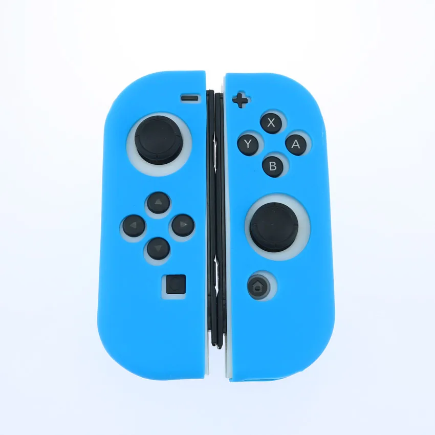 YuXi Мягкий силиконовый чехол для Nintendo Switch защитный чехол для NS Joy Con игровой контроллер аксессуары - Цвет: C-C