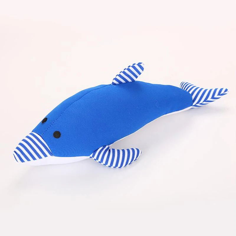 New Funny Interactive Pet Playing Toy Dog Chew Cleaning Teeth Training Cute Dolphin Shape Squeaky Puppy Supplies