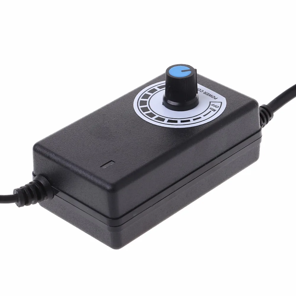 1-12V 2A Выход Регулируемый переключатель 24W плавное регулирование напряжения источник питания 5,5*2,1 мм переключатели