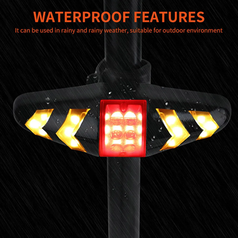 Велосипедный светодиодный фонарь беспроводной сигнал поворота | Спорт и