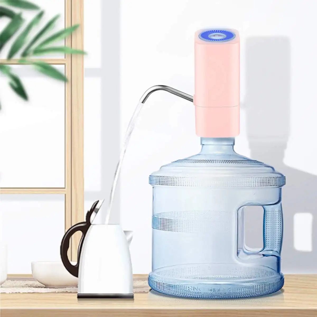 Автоматический водяной насос для бутылки, зарядка через usb, двойная электрическая бутылка, насос для питьевой воды, диспенсер, ручной насос, бутилированная вода
