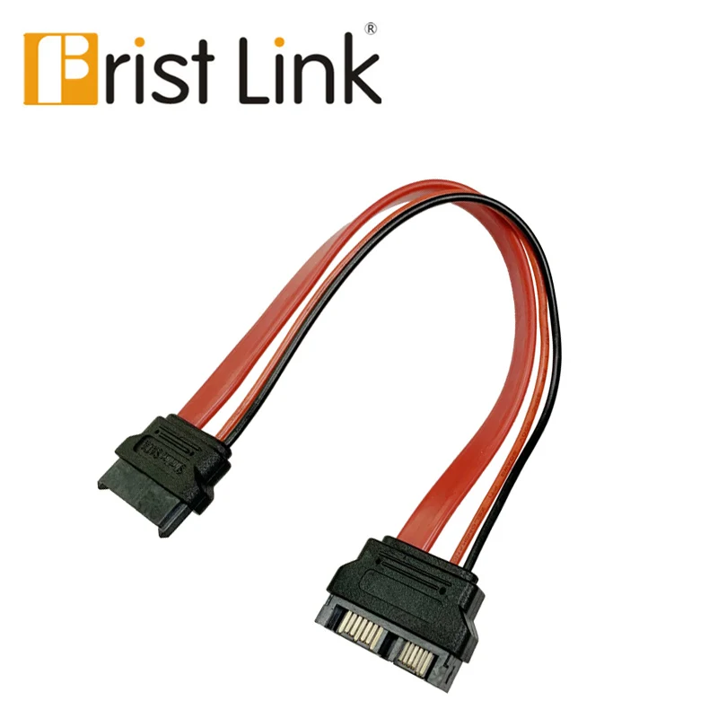 20 см Slimline Расширение SATA кабель SATA7 + 6P УДЛИНИТЕЛЬ &quotМама-папа&quot | Компьютеры и