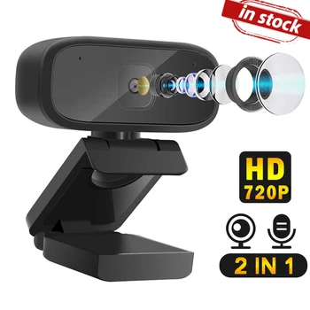 

HD Webcam 720P USB Camera PC Built-in Microphone 360° Rotation For Video Studying Conferences Recording веб камера camara web