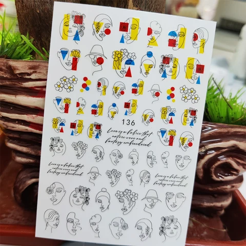 Nail Sticker Waterproof Shining Stickers for Nails Sweet Watermelon Popsicle Fruit Nail Art Decoration Aurora Silver Design