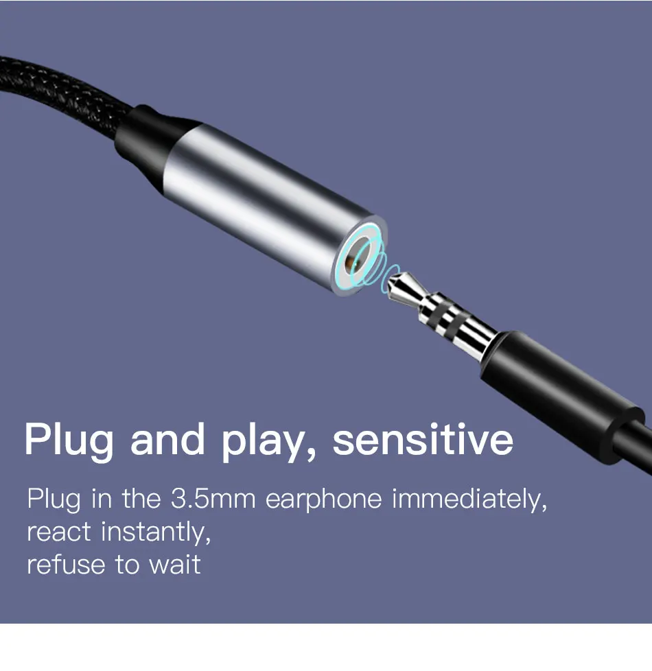 !ACCEZZ USB Type-C Male to 3.5mm Jack Earphone Adapter Calling Listening Aux Audio Cable For Xiaomi Mi 6 8 Huawei P20 Lite Mate 20 Nexus (6)