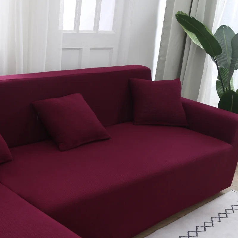 Бархатные чехлы для диванов для гостиной, одноцветные секционные чехлы для диванов, эластичные чехлы для диванов, домашний декор, чехлы для диванов, высокое качество