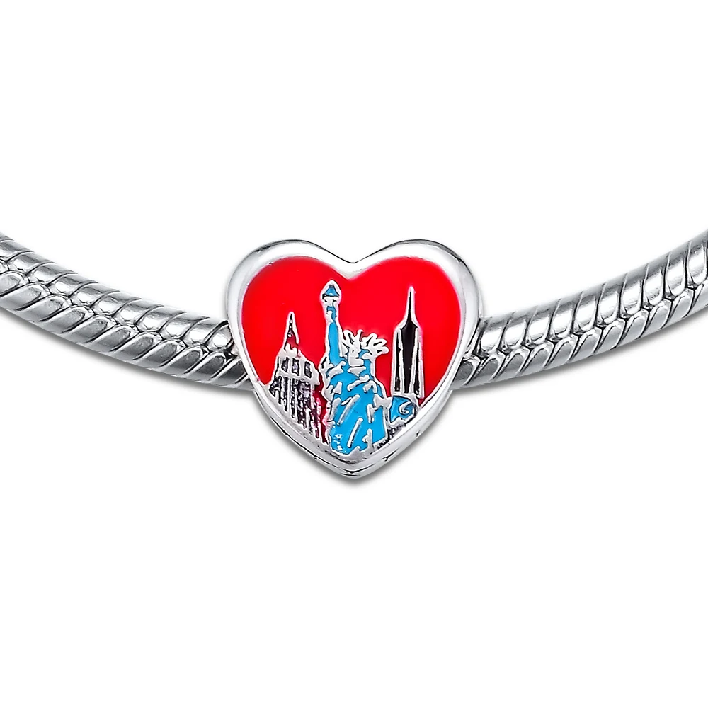 CKK New York City Charms 925 Fit Pandora Браслеты из стерлингового серебра Шарм бусины для бусина для изготовления украшений Bijoux