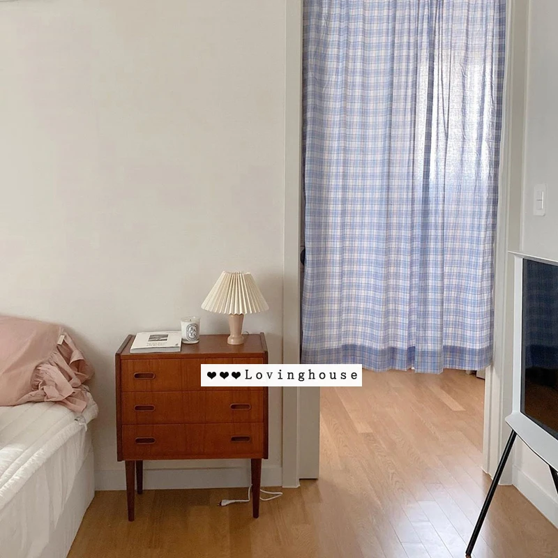 

Curtain door curtain simple cloth curtain Korean customized partition curtain dining room interior decoration curtain