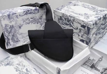 

Personalized retro small bag Trendy men's stylish leather small satchel 2022 new youth chest bag Back satchel Casual saddle bag