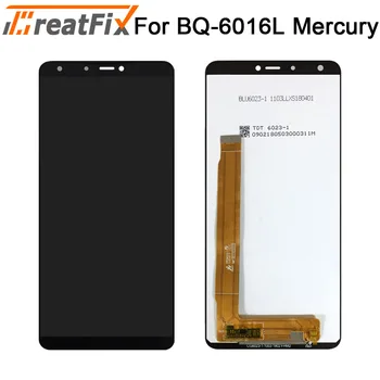 

LCD Display For BQ Mobile BQ-6016L BQ 6016L BQS-6016L BQS 6016L Mercury LCD Display With Touch Screen Assembly