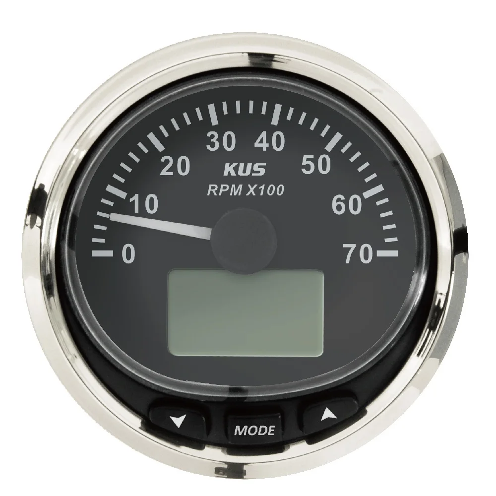 Tachometer Gauge KUS NMEA2000 DN85mm Generator 0-7000rpm Multifunction Display for Marine Vessel