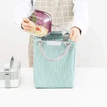 

Cute Cartoon Lunch Box Bag Heat Cold Preservation Food Organizer Portable Outdoor Picnic School Kids Student Supplies