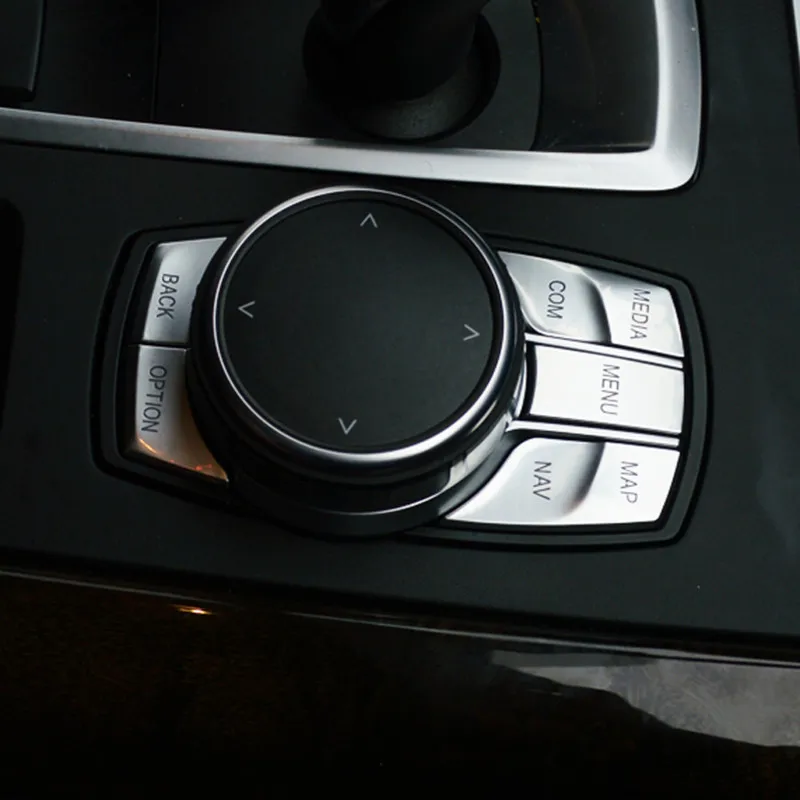 Car-Multimedia-Buttons-Decoration-Cover-Frame-Trim-For-BMW-F25-F26-F06-F07-G38-F15-F16
