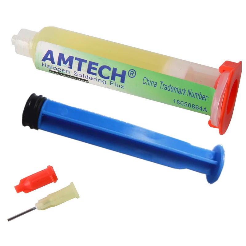 Amtech Nc-559-asm Flux Soldering paste Soldering flux soldering fluxo de soldagem smd bga Dispensing needle flute Welding Flux