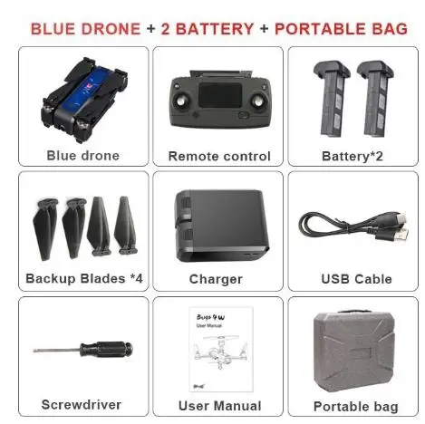 MJX Bugs 4W Радиоуправляемый Дрон с камерой 5G Wifi бесщеточный GPS FPV оптическое позиционирование потока B4W складной Квадрокоптер Дрон подарок для детей - Цвет: Коричневый