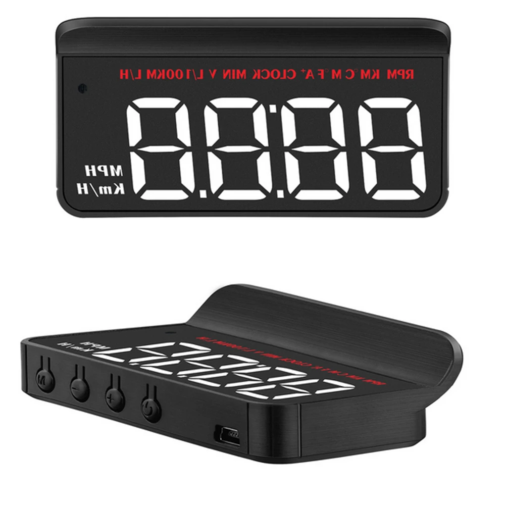 1 шт. M5 OBD Автомобильный светодиодный экран проектор Hud система предупреждения о