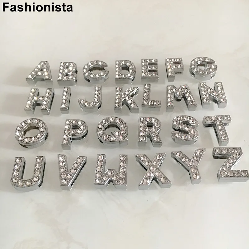  Deinduser 1400 Pieces Letter Beads - Silver Round