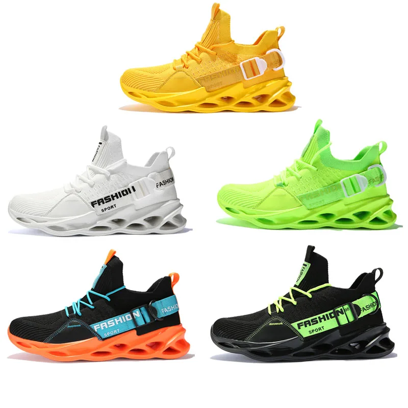 

New Sneakers Men Mesh Breathable Running Sport Shoes Unisex Light Soft Thick Sole Hole Couple Shoe Athletic Sneakers Women Shoes