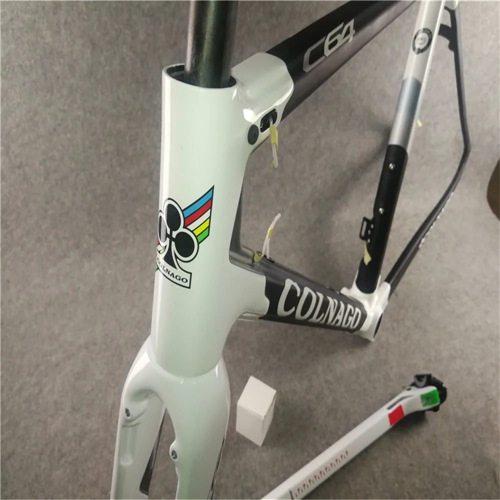 Colnago C64 белая дорожная полная езда на велосипеде весеннем руле клетки для