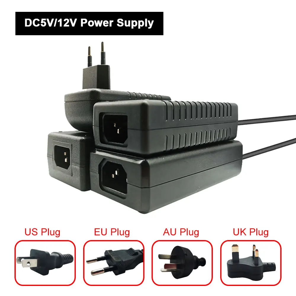 AC110V/220V To DC5/12V Led Power Supply Switch Driver Transformers Adapter For COB WS2811 WS2812 WS2813 WS2815 SK6812 RGB Strip