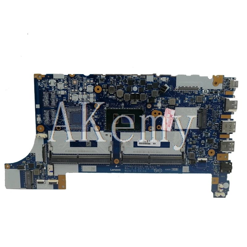 EE480 EE580 NM-B421 для lenovo ThinkPad E480 E580 Материнская плата ноутбука работа с процессором i5-7200