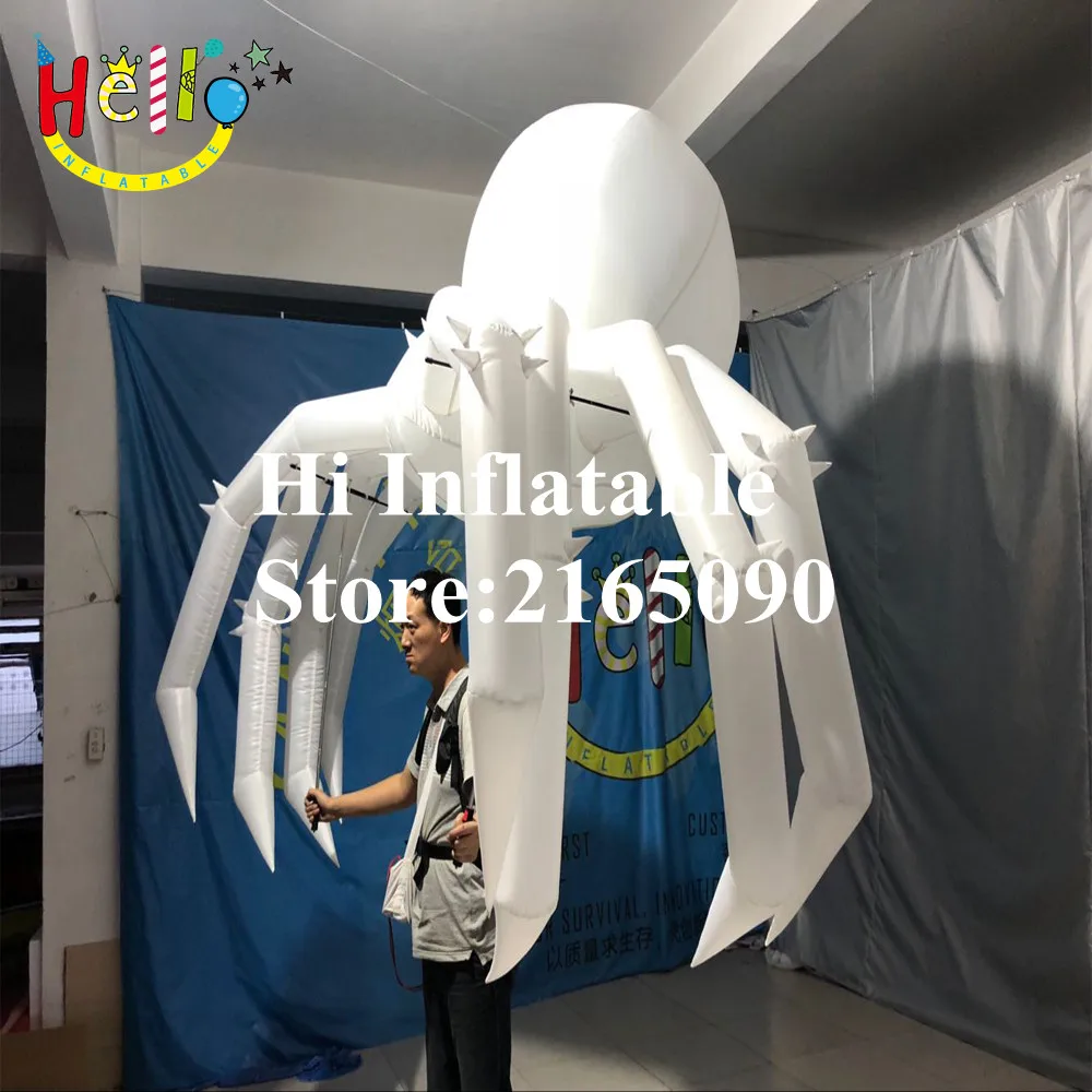 Дизайн, парадный надувной костюм 3,5 м, ходячий паук, движущийся талисман
