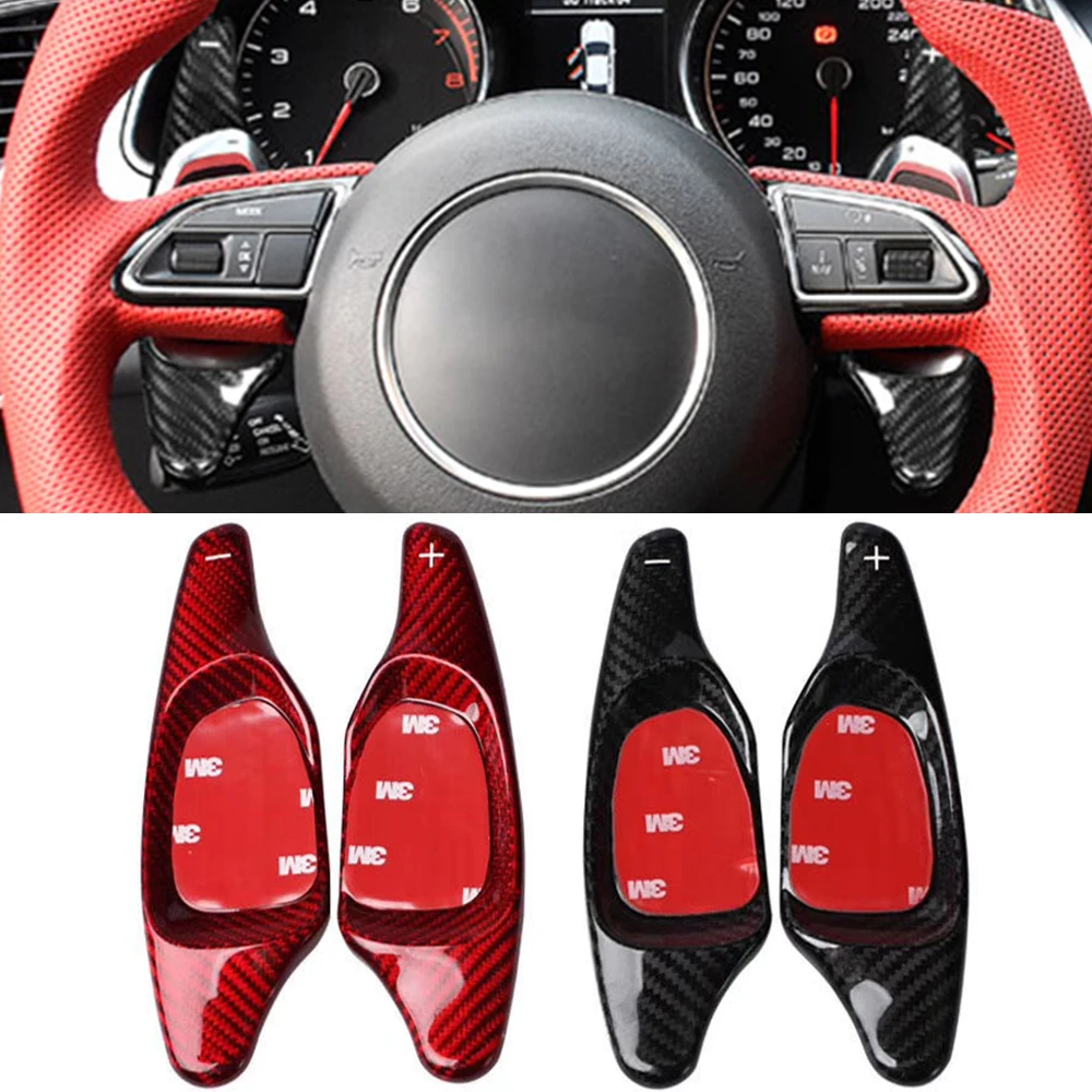 Paddle Shifter для Audi A5 S3 S5 S6 SQ5 RS3 RS6 RS7 2015 2016 2017 руль из углеродного волокна|Рулевые колеса