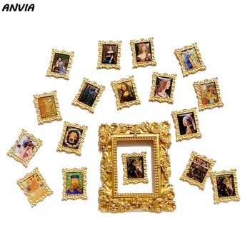 

2019 Vintage Famous Oil Painting Accessories Mona Lisa/ Vincent Van Gogh Stud Earrings Metal Gold Jewelry For Women Statement