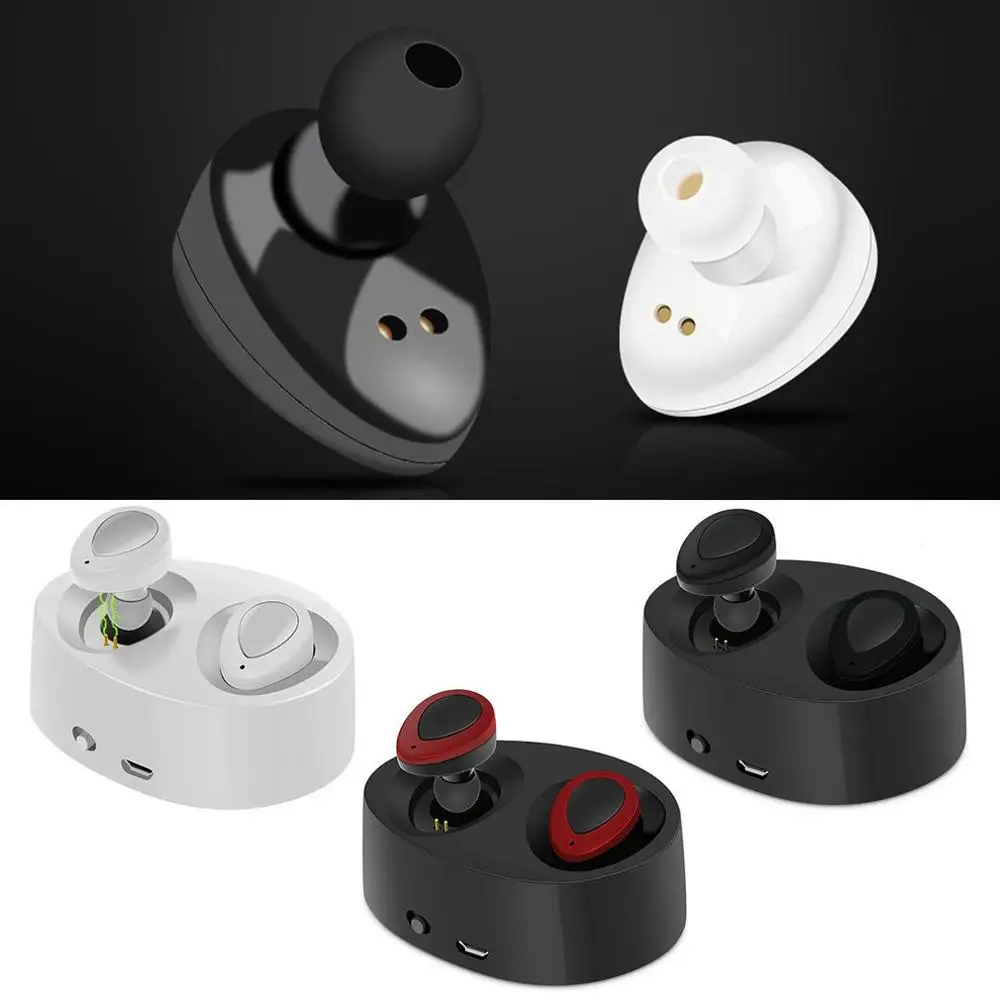 1 пара Bluetooth 4,1 беспроводные наушники True беспроводные стерео наушники-вкладыши TWS bluetooth-гарнитура с зарядным устройством
