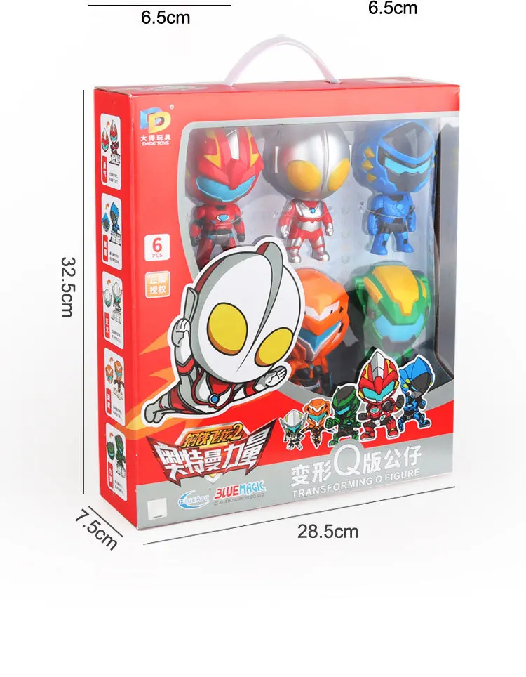 Подлинный игрушечный Супермен Ultraman Universe в штучной упаковке, пластиковая статуэтка, голова руки, Мобильная комбинация яиц ОТТ, подарок