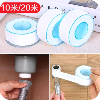 

10pcs PTFE TAPE Home Decor Kitchen Faucet Accessories Teflon Tape Bathroom Thread Seal Tape Faucet Sealing Tape Water Hose Tape