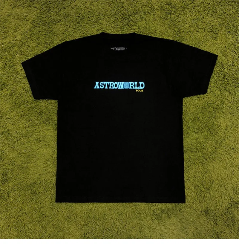 Трэвиса Скотта Astroworld Festival Run Tie Dye Футболка мужская и женская ASTROWORLD уличная хип-хоп Футболка Трэвиса Скотта