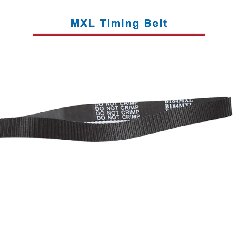 

2 pcs MXL Timing Belt model-175/177/180/182/183.2/184/185/186.4/187/188MXL Transmission Belt Width 6/10mm For MXL Timing Pulley