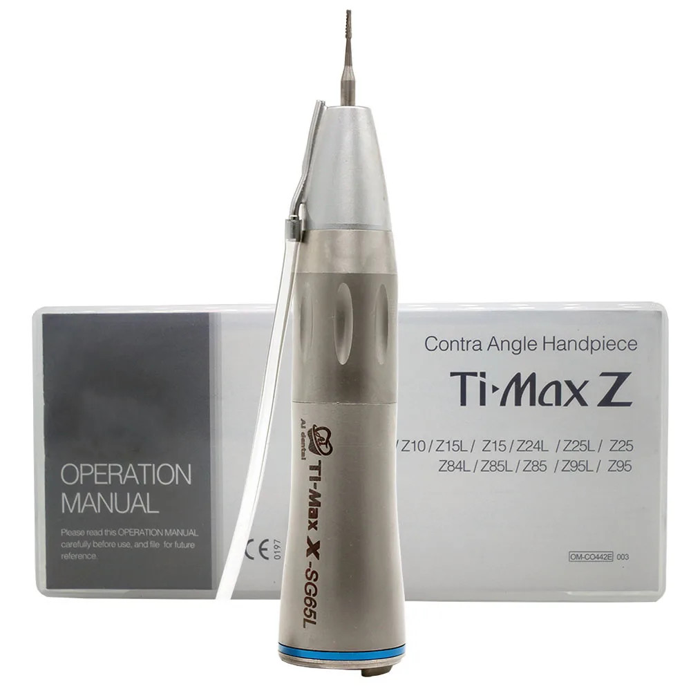 Стоматологический Ti-Max SG65L 1:1 голубое кольцо внешнее орошение прямой наконечник с оптическим волокном для стоматологического имплантата хирургического