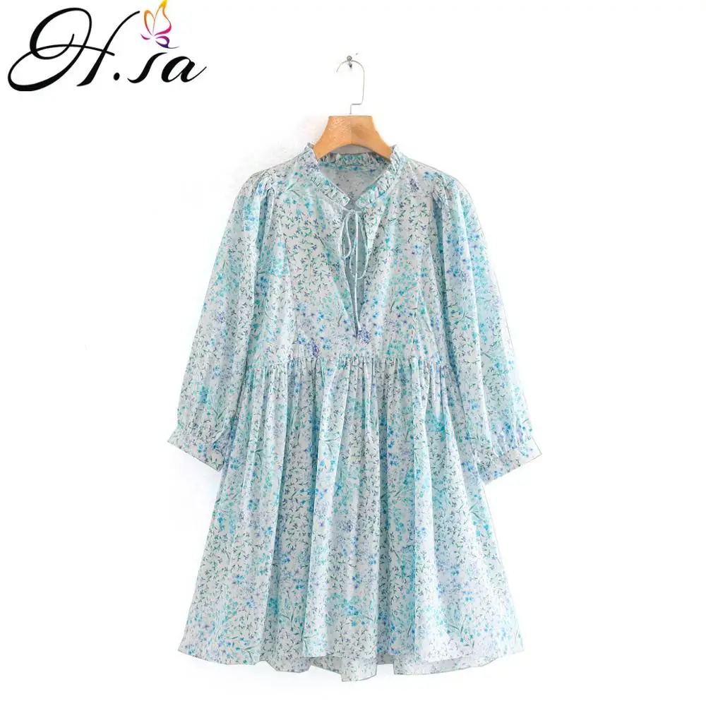 Женское вельветовое платье с высокой эластичной талией H.SA ТРАПЕЦИЕВИДНОЕ