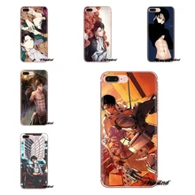 Прозрачный мягкий чехол Levi Ackerman Attack on Titan AMV для Huawei Mate Honor 4C 5C 5X 6X 7 7A 7C 8 9 10 8C 8X 20 Lite Pro(China)