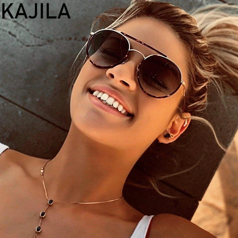 

Round Steampunk Sunglasses Women 2020 New Fashion Double Beam Retro Luxury Oval Punk Sun Glasses For Men Vintage Lentes De Sol