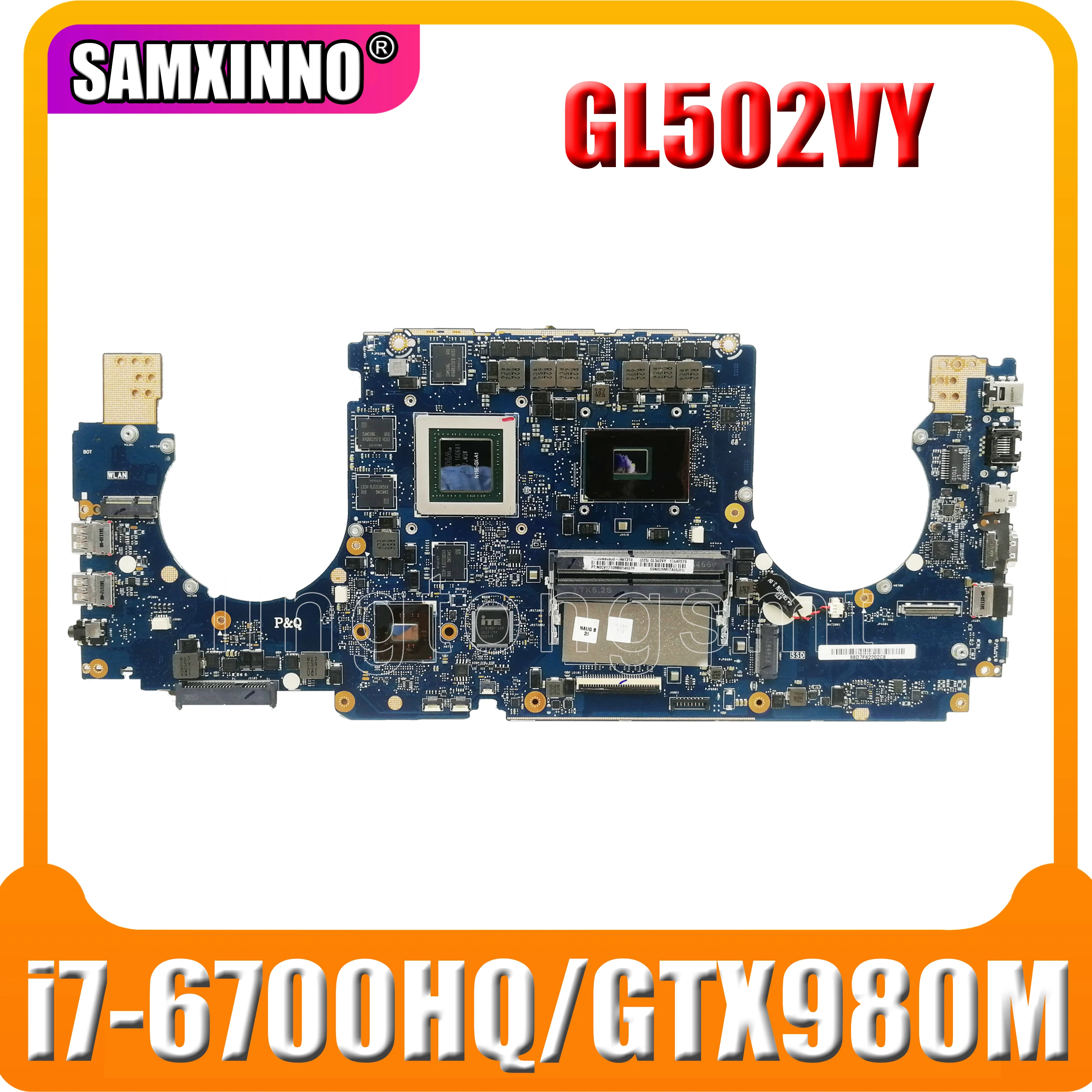Материнская плата ROG GL502VY I7-6700HQ CPU GTX980M материнская Asus GL502V GL502 для ноутбука |