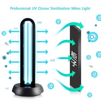 

Household UV Ozone Sterilization Mites Light Germicidal Light For Kindergarten Hotel Bedroom Kitchen 50m distance control remote