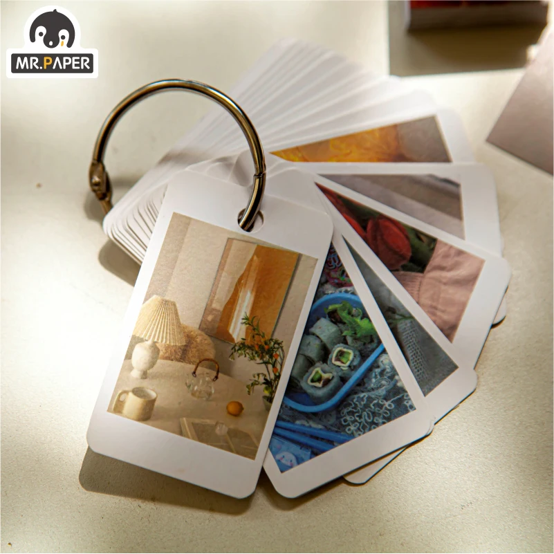 Mr.paper 8 Design Ins Style Japanese Romantic Series Frame Sticker Creative Mini Pocket Decoration DIY Material Sticker